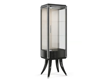 OSCAR - Wooden display cabinet with integrated lighting by Guerra Vanni - view 2